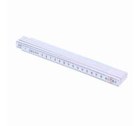Fafeicy Règle Pliante Double Face Outil de Mesure de Verrouillage à 10 Segments avec Ressorts en Acier pour Menuisiers Projets de Bricolage Compact Portable 1M 2M (ou)