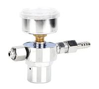 Fafeicy Régulateur CO2 Argon Alliage de Zinc Économiseur de Gaz M12x1 | Décompression Secondaire Stabilise le Débit de Sortie, Réglage Entièrement Automatique, Corps chromé, Compatible Soudure