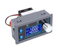 Fafeicy Régulateur de Tension Abaisseur DC vers DC avec Affichage Numérique, Convertisseur 5 A Programmable CNC Réglable Tension Constante Courant Constant Charge Solaire (ZK-5KX)