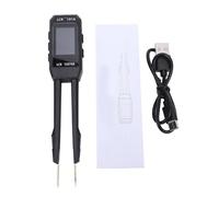 Fafeicy SMD Composant Testeur Pincettes, Automatique 10kHz | Diagnostics électroniques de précision, plage de capacité 1pF-22mF, niveaux RMS doubles 0,3 V 0,6 V, embouts remplaçables