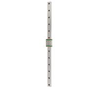 Fafeicy Stainless Steel Miniature Linear Guide Rail, MGW12C-500-1R | Circulation de billes à deux rangées, contact d\'arc gothique à 45°, dispositif de retenue en acier à haute rigidité,