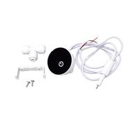 Fafeicy TDS Mètre en Ligne, Affichage LED 0 à 999 Ppm, Raccord Rapide 1,4 | Moniteur de Système RO avec Boîtier ABS, Outil de Contrôle PPM pour Aquarium, Test de la qualité de L’eau du Robinet,