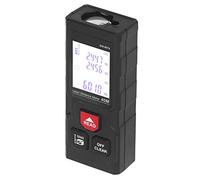 Fafeicy TéléMètre TéléMètre Mesure 40 M 131 Pieds Haute Précision 2 Mm Double Trous Photosensibles 99 Stockage de Données avec écran LCD rétroéclairé et Lentille Asphérique pour la