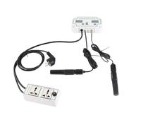 Fafeicy Testeur de qualité de L'eau PH EC Temp Compteur Numérique 3 en 1 avec Transmission de Données en Temps Réel WiFi Alarme et Graphique pour L'irrigation de la Ferme de (Prise UE 230V)