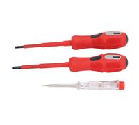 Fafeicy Testeur de Tension Tournevis Kit, Alliage D'Acier au Chrome