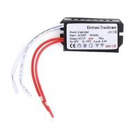 Fafeicy Transformateur électronique 220 V à 12 V, Convertisseur de Tension, Pilote D'alimentation, Sortie Compacte de 20 W à 160 W pour Lampes Halogènes, Plafonniers, Utilisation (60W)