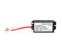Fafeicy Transformateur électronique 220 V à 12 V, Convertisseur de Tension, Pilote D'alimentation, Sortie Compacte de 20 W à 160 W pour Lampes Halogènes, Plafonniers, Utilisation (160W)
