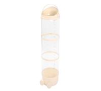 Fafeicy Tube de Rangement de Jouets, Organisateur d'animaux en Peluche en Plastique, Support de Jouet Vertical de Grande capacité pour Salle de Jeux et Chambre à Coucher (YELLOW)