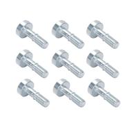 Fafeicy Vis de Couvercle de Moteur de Tronçonneuse, Aluminium Résistant à | Fixation de Carénage Supérieur, 9 Pièces Aluminium, Revêtement Protecteur, Filetage usiné avec Précision, Exploitation