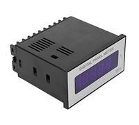 Fafeicy Voltmètre Numérique à Panneau DC 200V, Affichage LED 3 1/2 Chiffres | Plage de mesure 0-1999, connexion par bornier, boîtier en plastique ABS, instrumentation sur rail DIN, panneau de commande