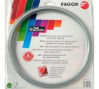 Fagor Autocuiseur en Caoutchouc de Rechange M18804555 Compatible avec l'autocuiseur Fagor avec un Diamètre Intérieur de 25 Centimètres | Silicone, Ø25 cm, Gris
