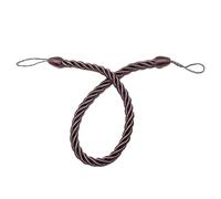 Fagoritime Attaches de Rideaux en Corde tissée Polyester | Support de Clip de boucle de corde de tissage d'or multicolore de 70 cm(Purple)
