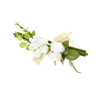 FAGOT BOIS ROSE BLANCHE FEUILLAGE 18CM