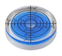 Faible parallaxe pour niveau à bulle 32 mm Ligne noire Lecture de précision | Acrylique résistant à l'usure, haute translucidité, erreur de parallaxe minimale, 32 mm de diamètre, mesure professionnelle