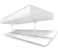 FAiruo Conduit d'air central pour climatisation, déflecteur de sortie d'air, conduit d'air élargi pour une circulation générale anti-soufflage directe (taille : 120 cm)