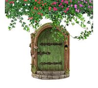 Fairy Garden Door - Miniature Elf Ornament,Wooden Tree Decoration