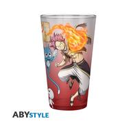 Fairy Tail - Grand verre - 400 ml - Natsu, Lucy, Happy & Plue S7 -