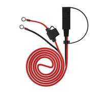 Faisceau de Câbles Fusible Sae, Rallonge 15w Dc12v | Cuivre, Caoutchouc et Abs, Connecteur de Charge pour Batterie, Usage Solaire et Automobile