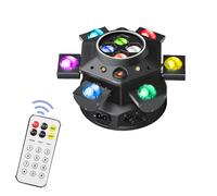 Faisceau lumineux à tête mobile 10x10w, 6 têtes, effet stroboscopique Laser, lumière de scène DMX, faisceau lumineux LED polychrome rotatif, barres de fête Disco DJ