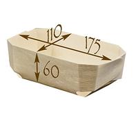FaisTonGateau - Barquette de cuisson en bois - lot de 100 pani-moule DUC