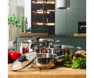 Fait Tout - COOK CONCEPT - Empilables - Inox - Argent