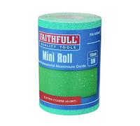 Faithfull AR540G Rouleau de papier de verre abrasif Alumine 115mm x 5m 40g Vert (Import Grande Bretagne)