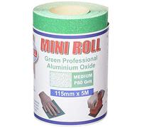 Faithfull AR580G Rouleau de papier à sec alumine Vert 80 g 115 mm x 5 m (Import Grande Bretagne)