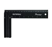 Faithfull CS10CNC Prestige Équerre en aluminium Noir 250 mm Multicolore
