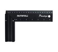 Faithfull CS8CNC Prestige Équerre en aluminium Noir 200 mm Multicolore