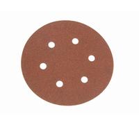 Faithfull Hook & Loop Sablage Disque DID2 Troué 150mm X 120G (Pack 25)