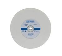 Faithfull FAIGW20025WG Meule d'établi Alox Blanc 200 mm x 25 mm