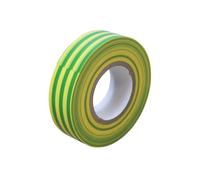 Faithfull FAITAPEPVCGY Ruban adhésif électrique en PVC vert/jaune 19 mm x 20 m