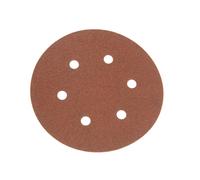 Faithfull Hook & Loop Sablage Disque DID2 Troué 150mm X 40G (Pack 25)