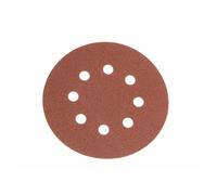 Faithfull Hook & Loop Sablage Disque DID3 Troué 125mm X 80G (Pack 25)