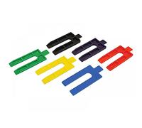 Faithfull outils Faiwedge100 cales d'emballage plastique - Clair (lot de 100), transparent, FAIWEDGE100