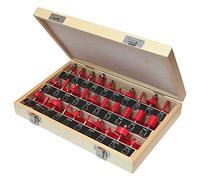 Faithfull RBS30 Coffret de fraises à défoncer Carbure de tungstène 30 pièces (Import Grande Bretagne)