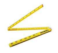 Faithfull RULEFOLD Règle pliable Plastique ABS Jaune 1 m (Import Grande Bretagne)