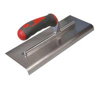 Faithfull SGTEDGE11 soft Grip edGing trowel 11-inch x 4 3/4-inch, Acier inoxydable (comme matériau, pas couleur)
