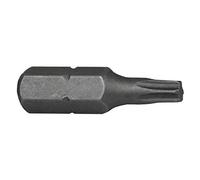 Faithfull Star Security T20 S2 Embouts de tournevis en acier, Embout de visseuse, 25 mm