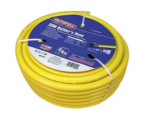 Faithfull Tuyau de construction robuste en PVC renforcé de 30 m, 19 mm de diamètre - Maille en fibre tressée 24, tuyau résistant aux plis et à la torsion