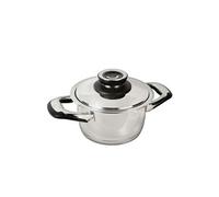 ECOVITAM - Faitout 1,8L Inox 18/10 - Diamètre 16cm - Tous feux - Thermomètre intégré