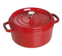 Faitout 22 cm, cerise, fonte, Staub