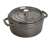 Faitout 24 cm, gris graphite, fonte, Staub