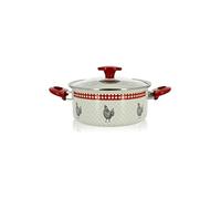 The Kitchenette Faitout 3645411 Jolie Cocotte 24 cm 4,7 L Acier émaillé compatible gaz et induction