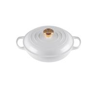 Faitout 26 cm Le Creuset Signature Fonte 21180260101441 Blanc