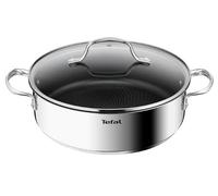 Faitout 26cm INFINITE en inox avec couvercle TEFAL
