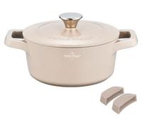 Faitout 28cm avec couvercle 6,3L Tous feux dont induction Beige Swiss Haus SH-ZC28BE