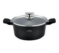 Faitout 28cm avec couvercle 6L Tous feux dont induction Noir Swiss Haus SH-BC28B