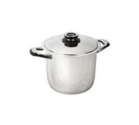 Ecovitam Faitout 9 L Inox 18/10 Diamètre 24 cm Tous feux Thermomètre intégré