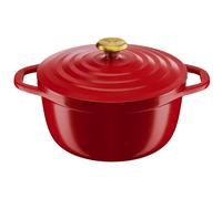 Faitout AIR E2544655 24 cm, 4,7 l, rouge, Tefal